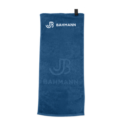 Bahmann Fitnesshandtuch mit Magnet & Reißverschlusstasche