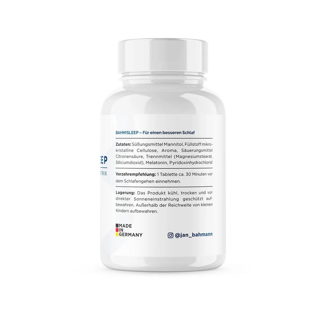 BAHM!SLEEP - zeitverzögerte Melatonin Matrix