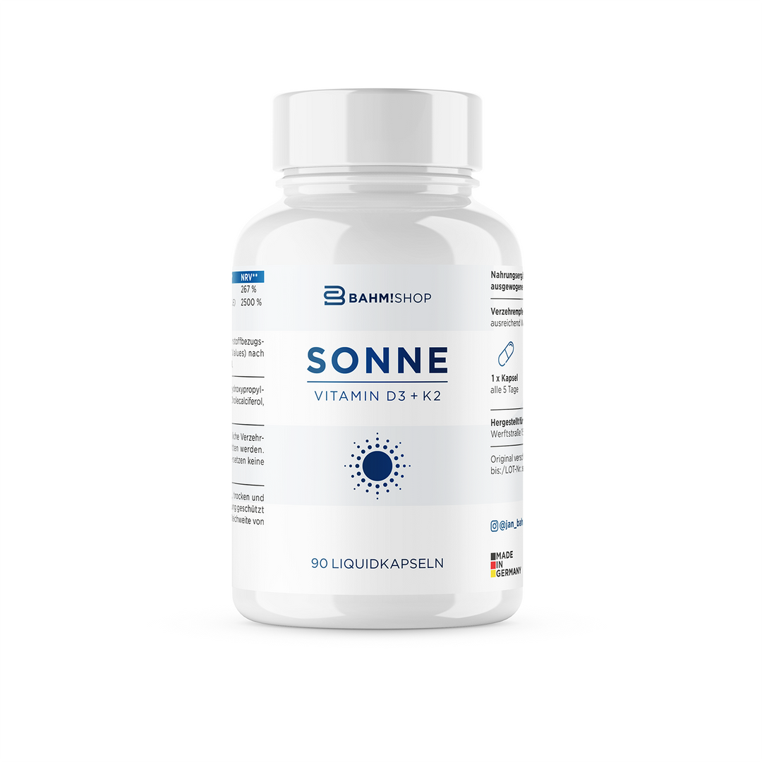 SONNE - Vitamin D3 + K2