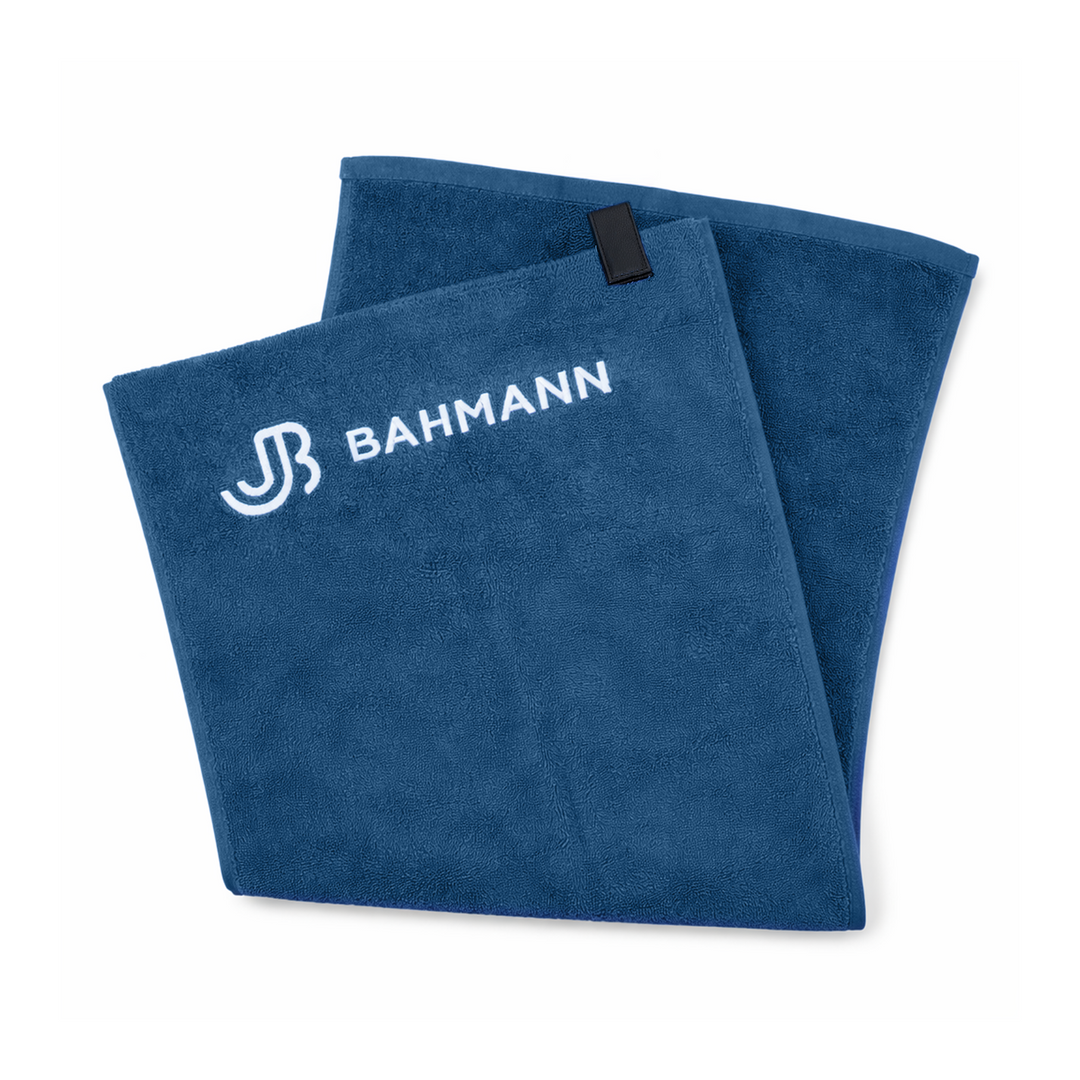 Bahmann Fitnesshandtuch mit Magnet & Reißverschlusstasche