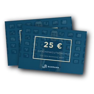 Geschenkgutschein für den Bahmann Shop